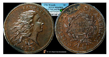 1793 Wreath Cent