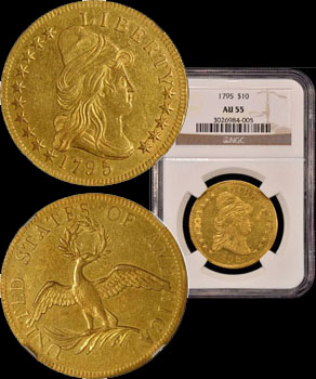 1790's Capped Bust Eagle Two Coin Set