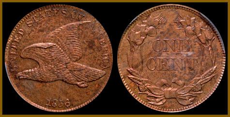 Small Cent - 1856 Small Cent Flying Eagle