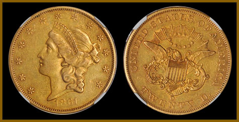 1861-O Double Eagle