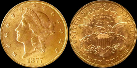 1877-S Double Eagle
