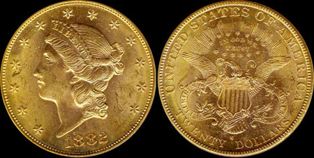 1882-S Double Eagle