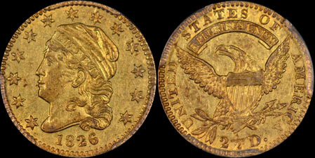 1826/5 Quarter Eagle