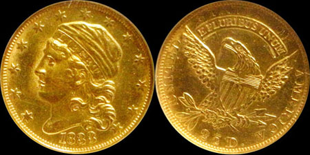 1833 Quarter Eagle