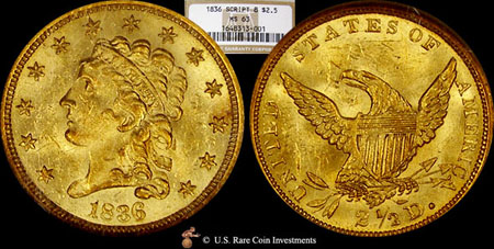 1836 Classic Quarter Eagle