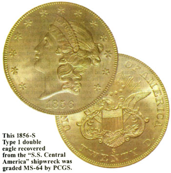1856-S Type 1 Double Eagle