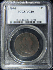 D - 1799/8 Large Cent