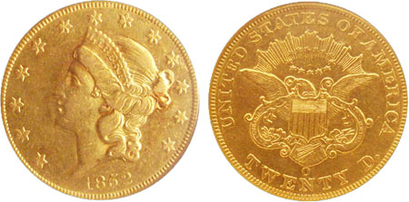 1852-O Double Eagle