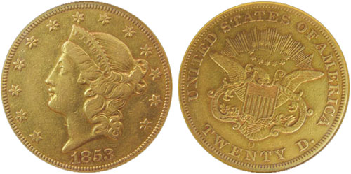 1853-O Double Eagle