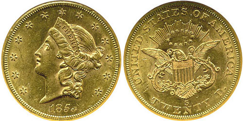 1855-S Double Eagle