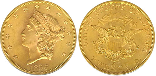 1856-S Double Eagle