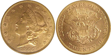1866-S Double Eagle