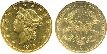 Type 3 DOUBLE EAGLEs - Type III DOUBLE EAGLE - DOUBLE EAGLE Gold Coins