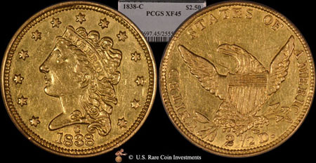 1838-C Classic Quarter Eagle