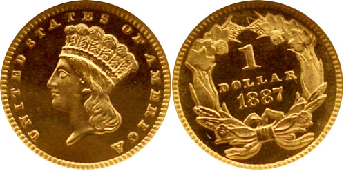Proof Gold Dollars