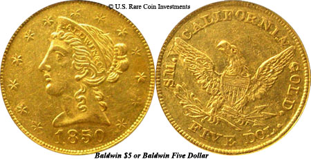 Baldwin & Co. Gold Coins