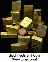 Gold and Gold Ingots