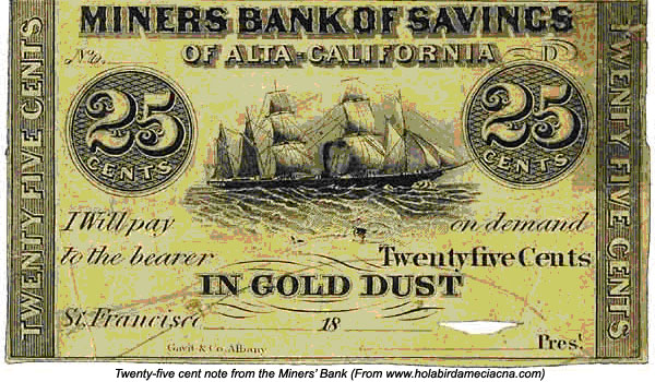 Miners Bank Note