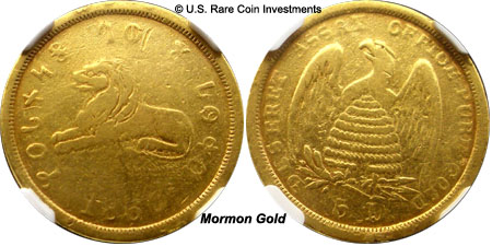 Mormon Gold Coin