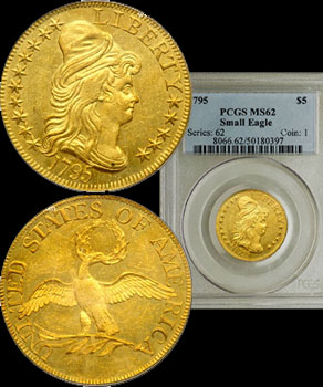 1790's Capped Bust Eagle Two Coin Set