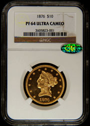 Proof 1876 Eagle