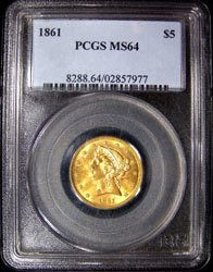 1861 Half Eagle
