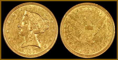 1839-C Half Eagle