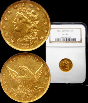 1834 Quarter Eagle