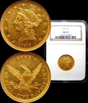 1839 Half Eagle