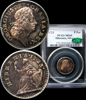 1723 Hibernia Farthing