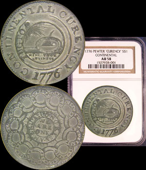 1776 Continental Currency