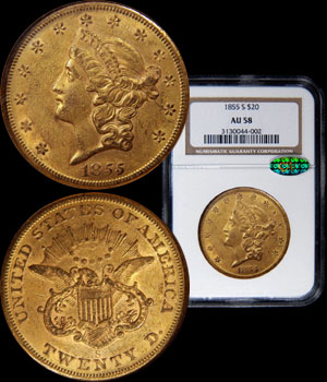 1855-S Double Eagle