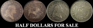 Half Dollars for Sale