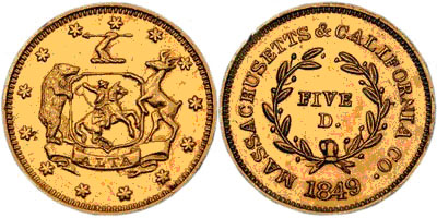 Massachusetts & California Gold